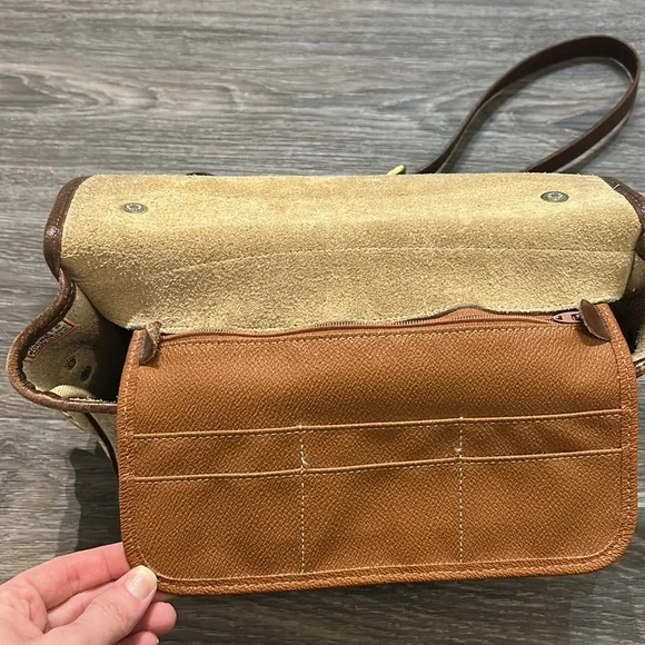 Vintage Dooney & Bourke All Weather Raw Leather
Carrier Shoulder Bag Crossbody - Picture 14 of 17